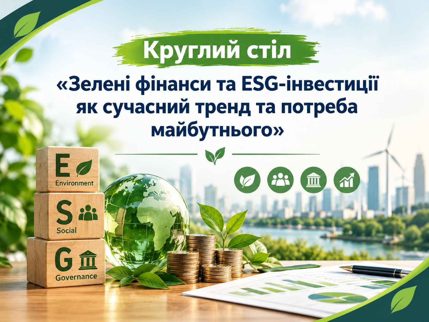 Фінанси з відповідальністю: студенти обговорили екологічні тренди економіки