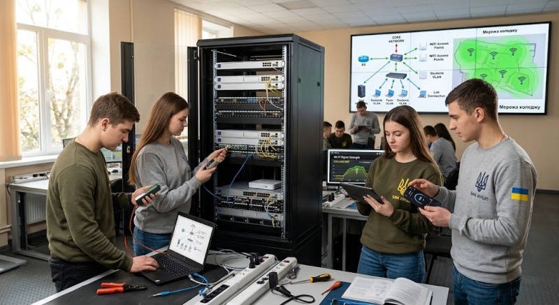 Дослідження якості WIFI-покриття кампусу