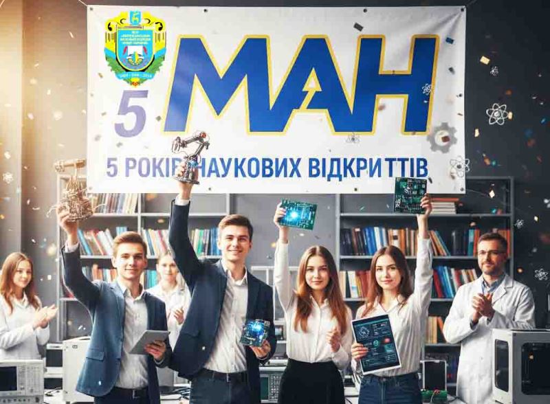 П'ять років наукового пошуку. Відбувся I етап конкурсу-захисту робіт МАН України